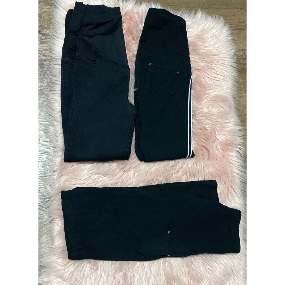 Maternity black jeans bundle size small